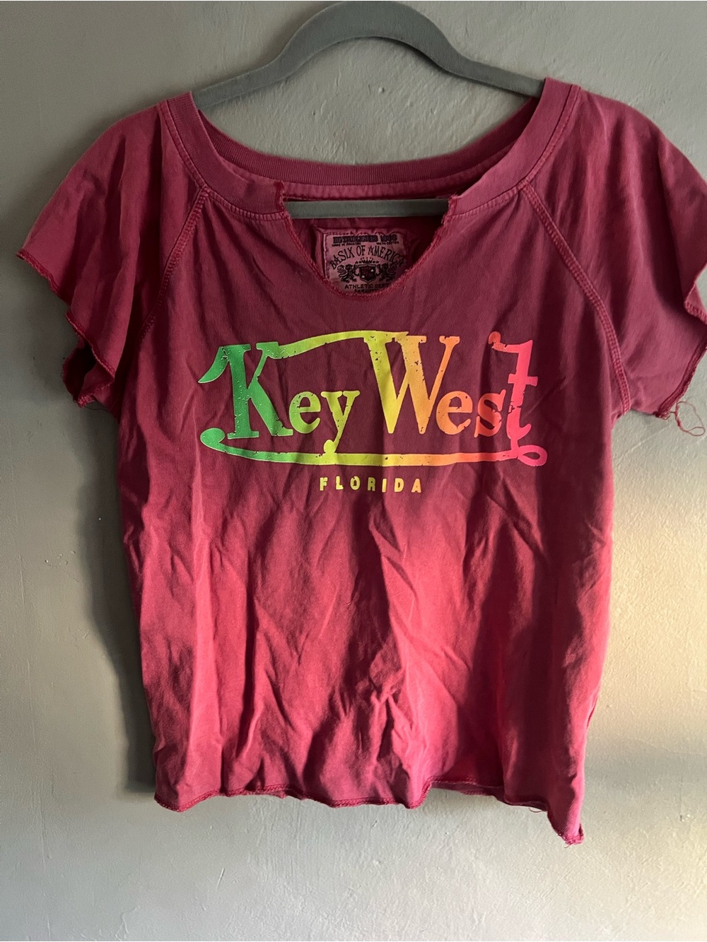Key West Florida Pink Graphic Women's Tee